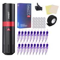 Máquina de pluma inalámbrica Mast Flip2 con juego de cartuchos de agujas de 20 unidades
