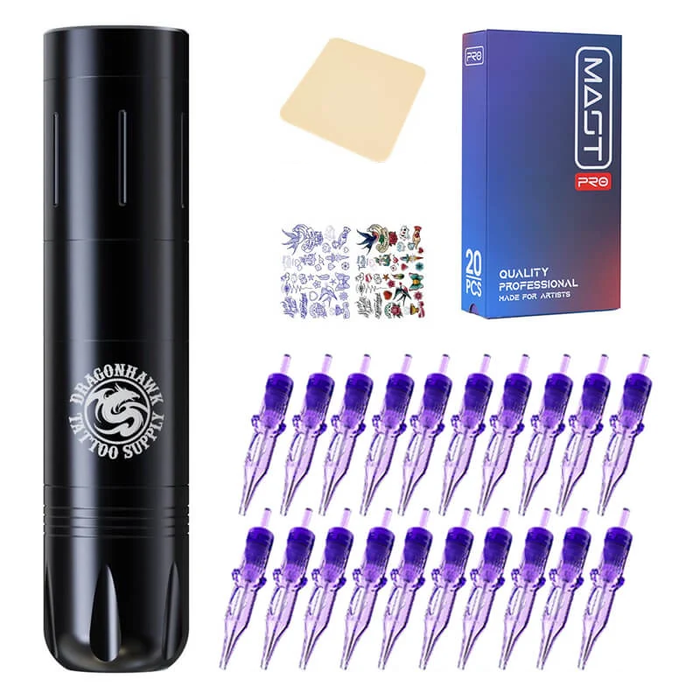 Dragonhawk X3 PRO Wireless Pen Machine Kit With Mast Pro Cartridges for Beginners
