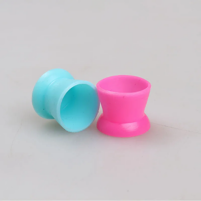 Tattoo Silicon Rubber Ink Cup Pigment Cup 50Pcs
