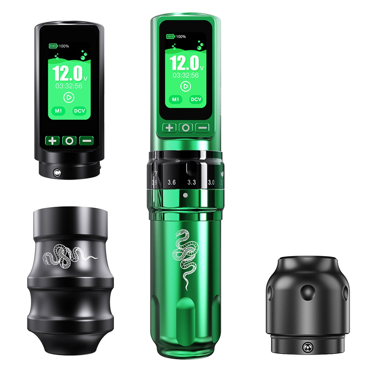 Dragonhawk Fold Pro Year of Snake Edition Wireless Tattoo Machine Pen 3000mAh Battery