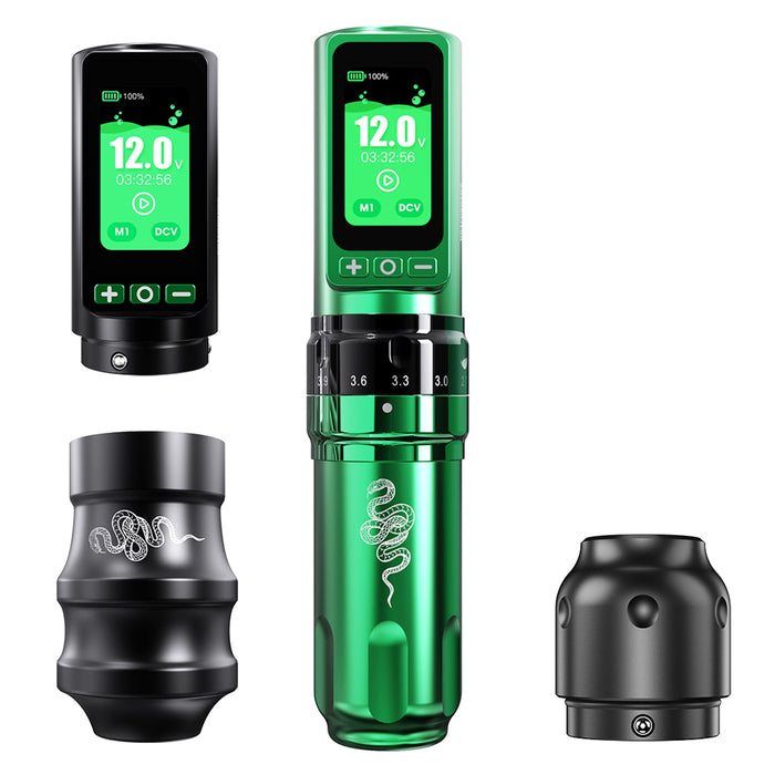 Dragonhawk Fold Pro Year of Snake Edition Wireless Tattoo Machine Pen 3000mAh Battery