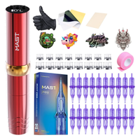 <tc>Mast</tc> Kit de batería inalámbrica para pluma de tatuaje P10 Pro con longitud de trazo de 3,0 mm