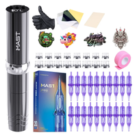 <tc>Mast</tc> Kit de batería inalámbrica para pluma de tatuaje P10 Pro con longitud de trazo de 3,0 mm