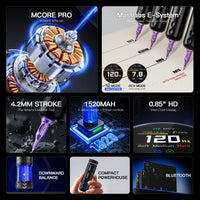Mast Tattoo Racer Pro Tattoo Machine Gun Wireless 4.2mm Stroke Mcore-pro Motor