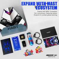 Mast Racer Pro Armor Edition Wireless Tattoo Machine 4.2mm Stroke Mcore-pro Motor (2 Batteries ver)