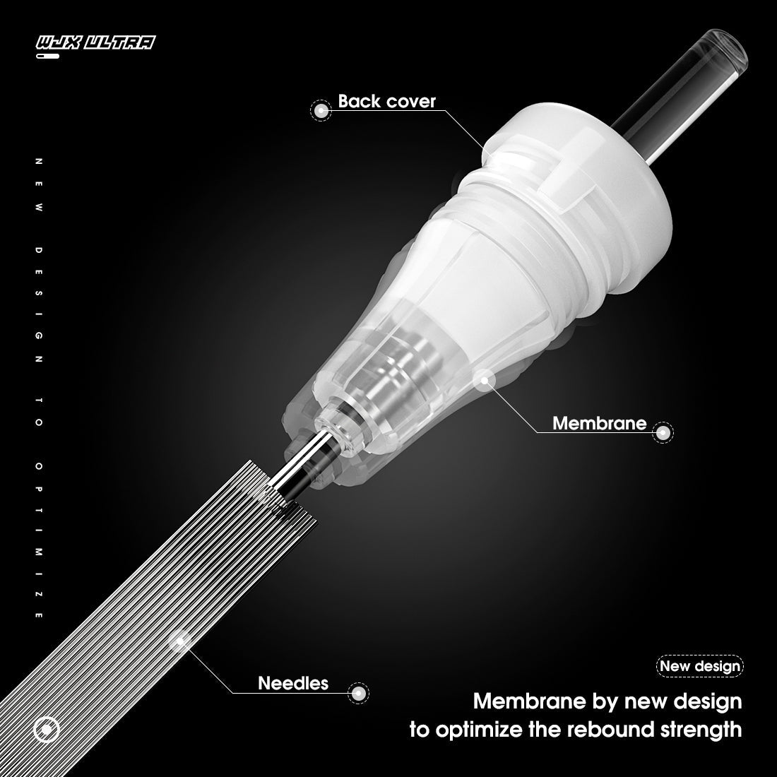 WJX Ultra Innovation Tattoo Cartridge Sample Mixed Size Box of 20