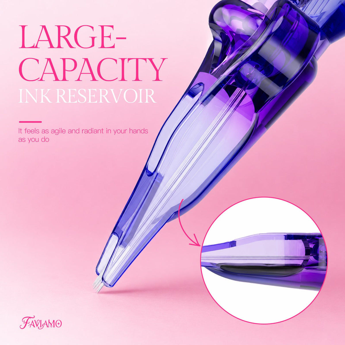 Faviamo Tattoo Cartridges Round Liner - Box of 20