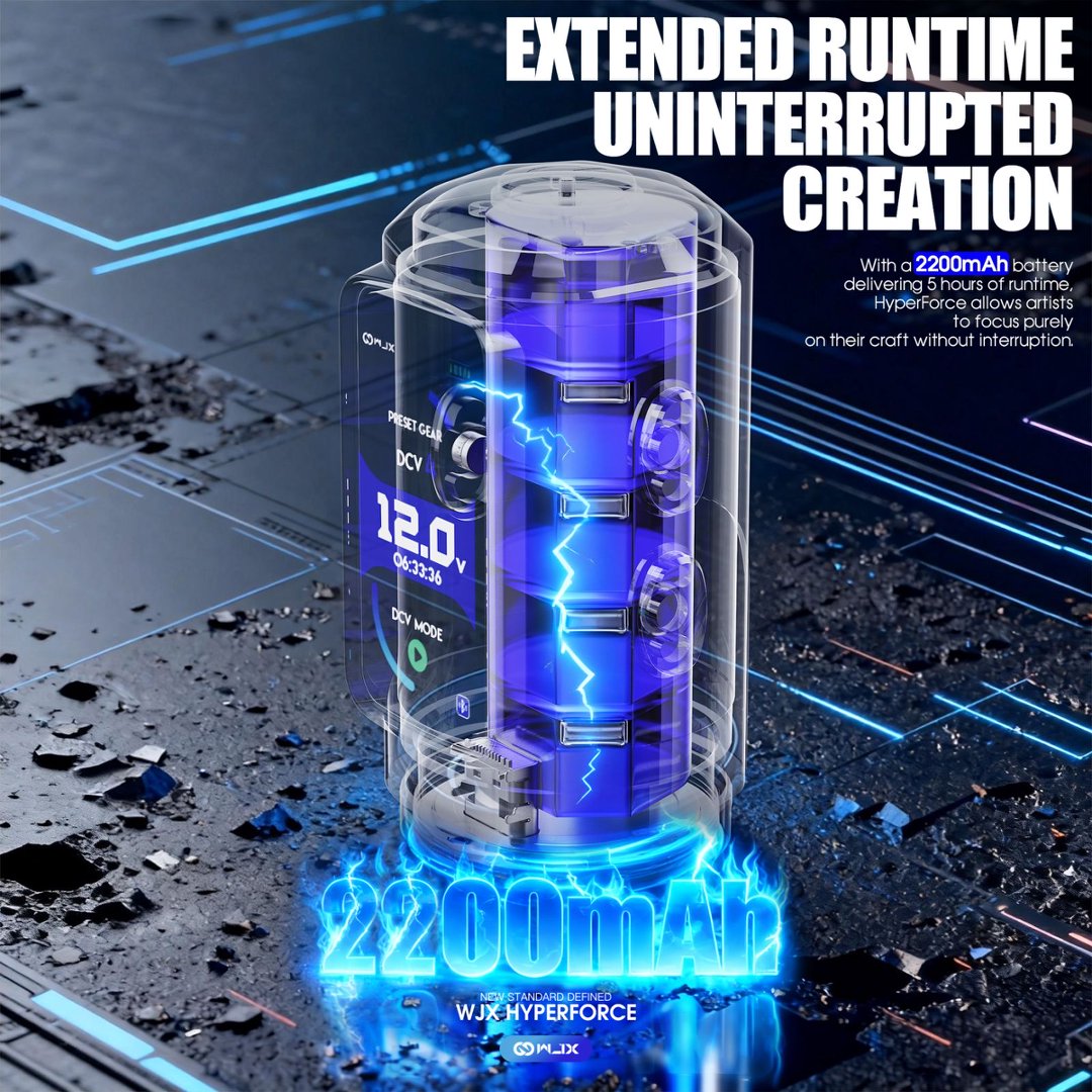 WJX Hyper Force Wireless Tattoo Pen Machine with FAULHABER Brushless Motor & 4.5mm Stroke