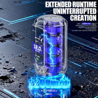WJX Hyper Force Wireless Tattoo Pen Machine with FAULHABER Brushless Motor & 4.5mm Stroke