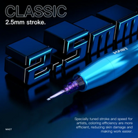 10Sets Mast Wireless P20 Tattoo Pen Machine With 2.5MM Stroke Permanent Makeup (2 Batteries ver.)