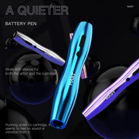 10Sets Mast Wireless P20 Tattoo Pen Machine With 2.5MM Stroke Permanent Makeup (2 Batteries ver.)