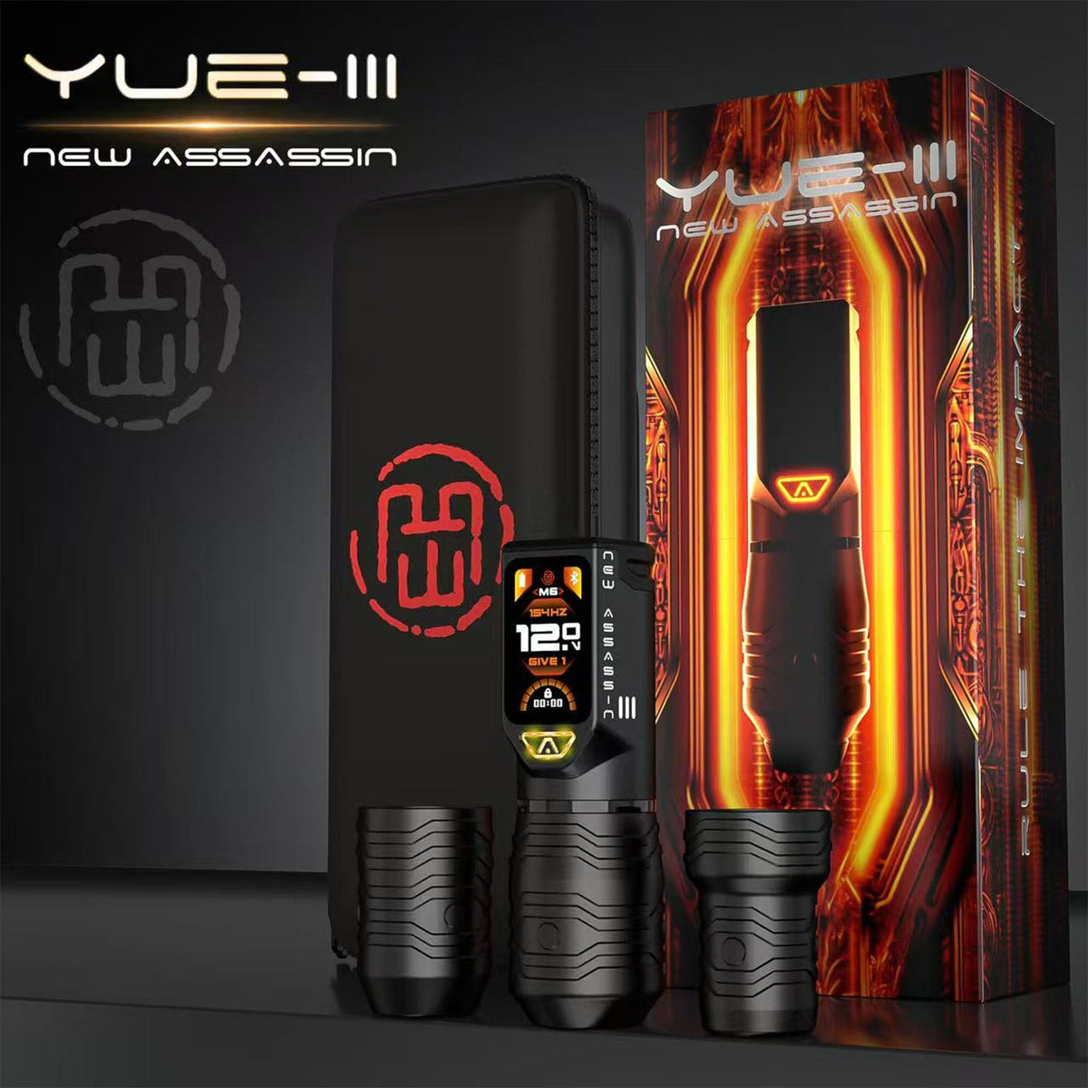 YUE‑III New Assassin  Wireless Tattoo Pen Machine with 4.0mm Stroke