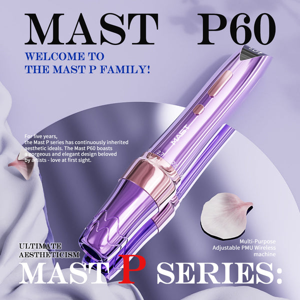 Mast P60 Wireless Tattoo Pen Machine With 2.2mm-3.2mm Adjustable Stroke Length