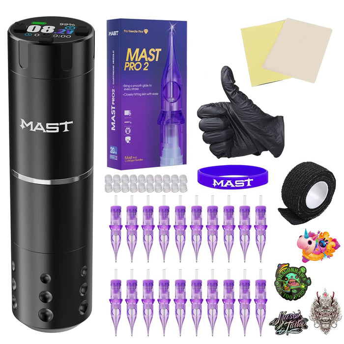 Mast A1 Pro Wireless Tattoo Pen Machine Tattoo Kit for Beginner