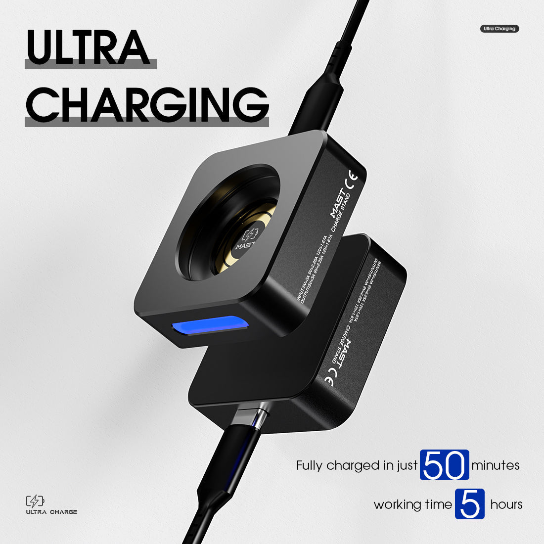 Original Battery&Charging Base for Mast Archer S Tattoo Machine (Bluetooth version)
