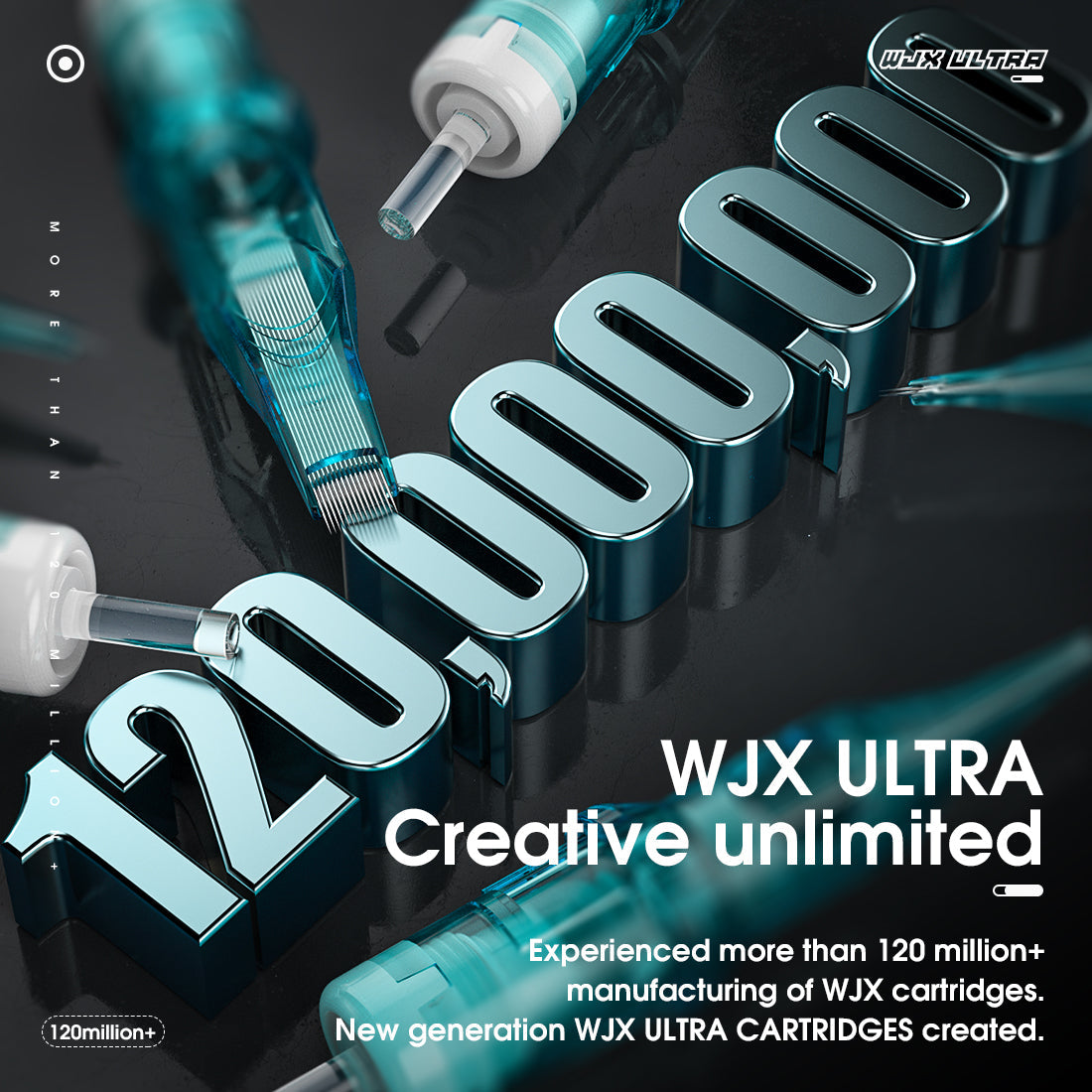 WJX Ultra Innovation Tattoo Cartridge Sample Mixed Size Box of 20