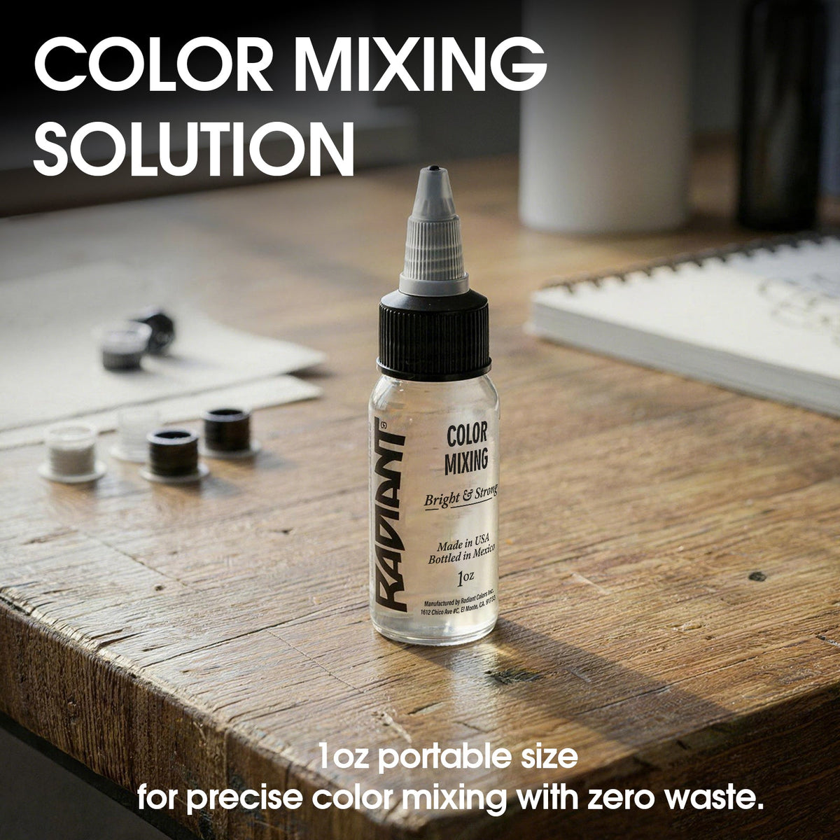 Radiant Tattoo Color Mixing Solution Color 1OZ