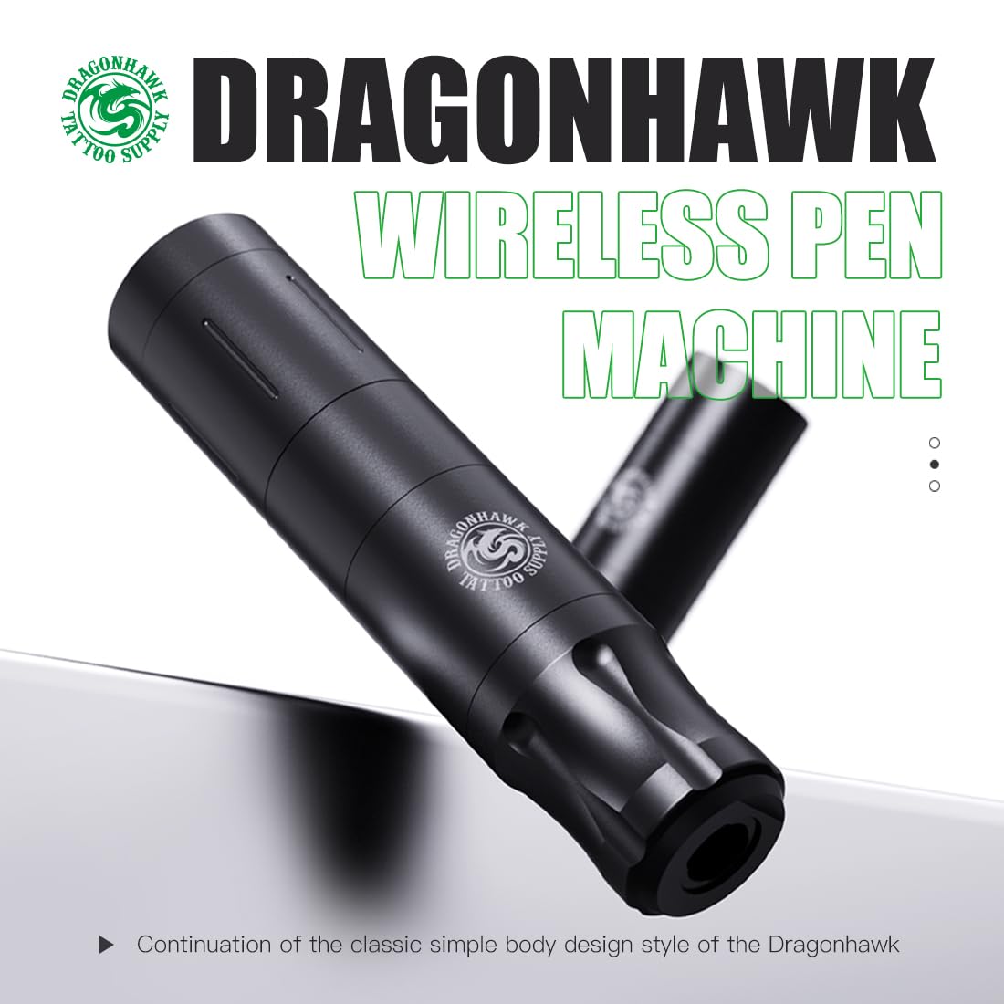 DragonHawk A3 Wireless Tattoo Pen Kit for Beginners