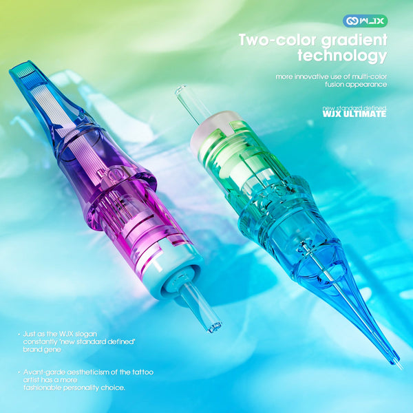 WJX ULTIMATE Cartridge Needles 0.35MM 3.5mm Taper(RS) Round Shader - Box of 20