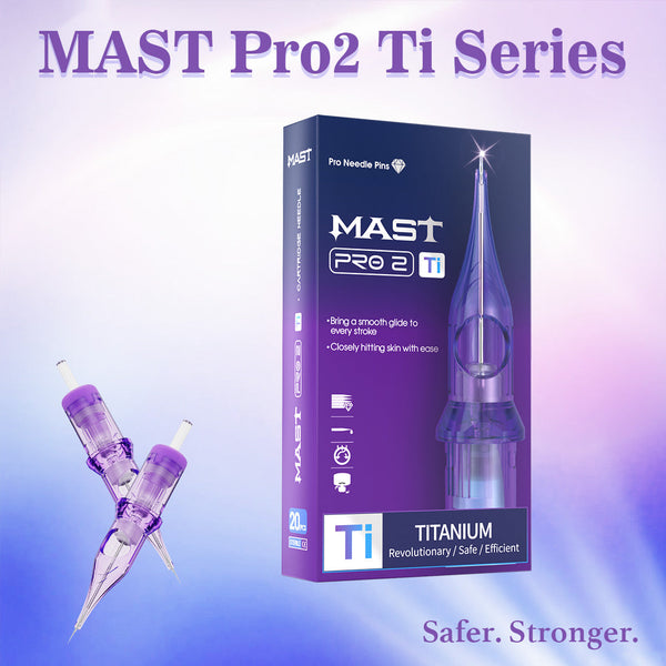 Mast Pro2 Ti Series Tattoo Cartridge Needles - Box of 20
