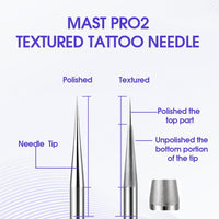 Mast Pro2 Textured Tattoo Needle Cartridges 0.35MM Magnum