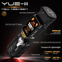 YUE‑III New Assassin  Wireless Tattoo Pen Machine with 4.0mm Stroke
