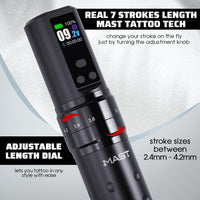 Dragonhawk Mast Fold2 Pro Machine Pen Wireless Professional Bundle (2 Batteries ver)