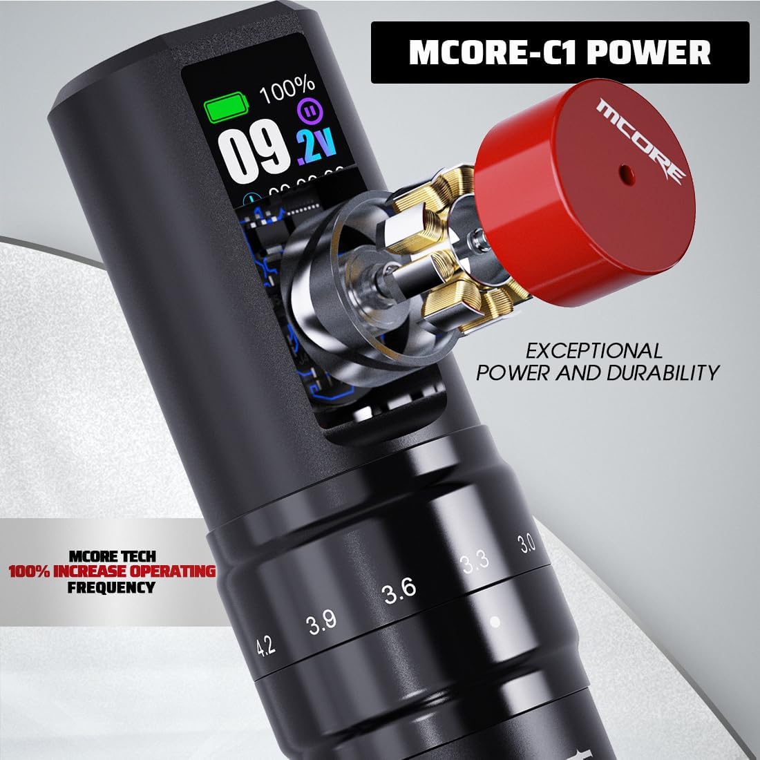 Dragonhawk Mast Fold2 Pro Machine Pen Wireless Professional Bundle (2 Batteries ver)