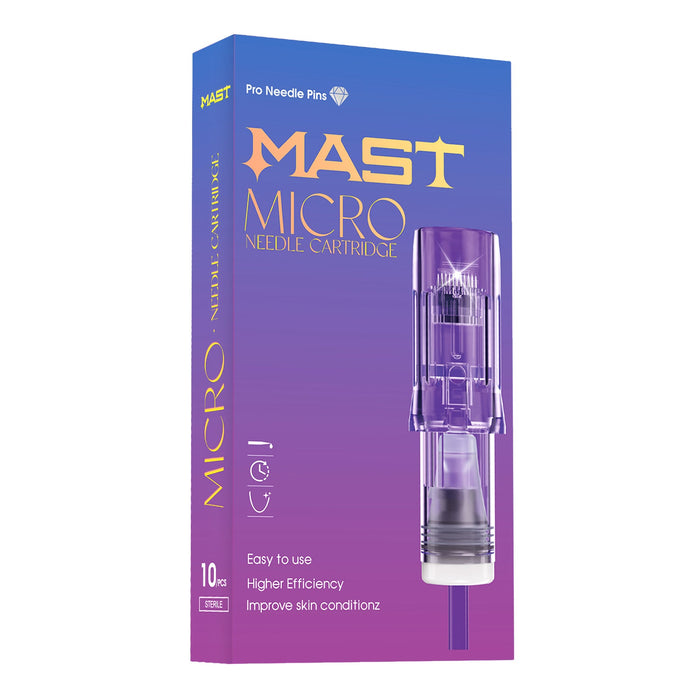 Mast Microneedle Cartridge Needles for Tattoo Machine– Box of 10