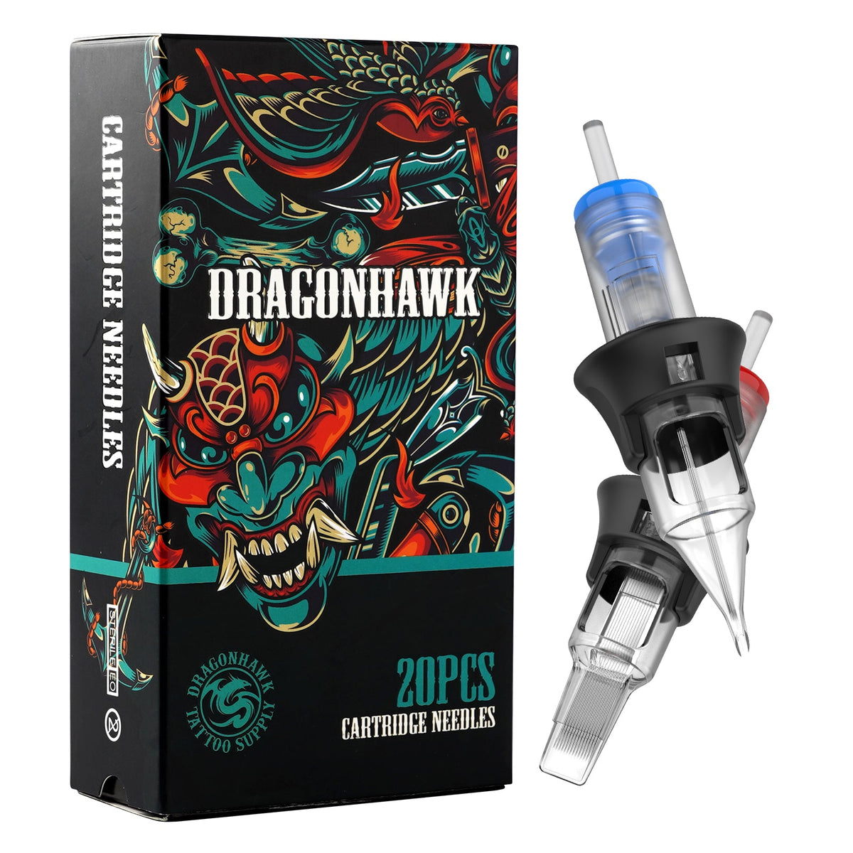 Dragonhawk Tattoo Cartridge Needles Sample Mixed Size (20pcs per box)