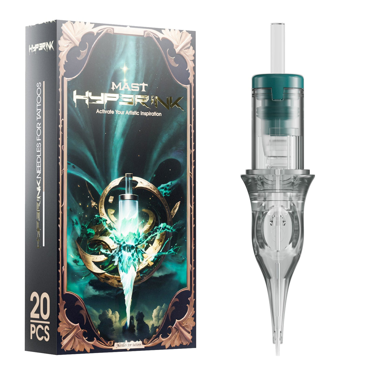 Mast Hyperink Pro Tattoo Needles Round Shader Ink Storage