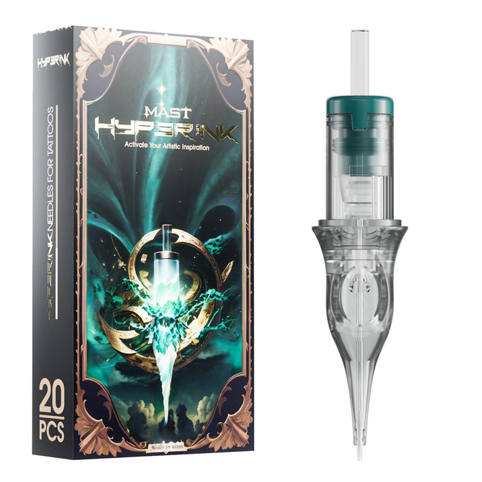 Mast Hyperink Pro Tattoo Needles Round Shader Ink Storage
