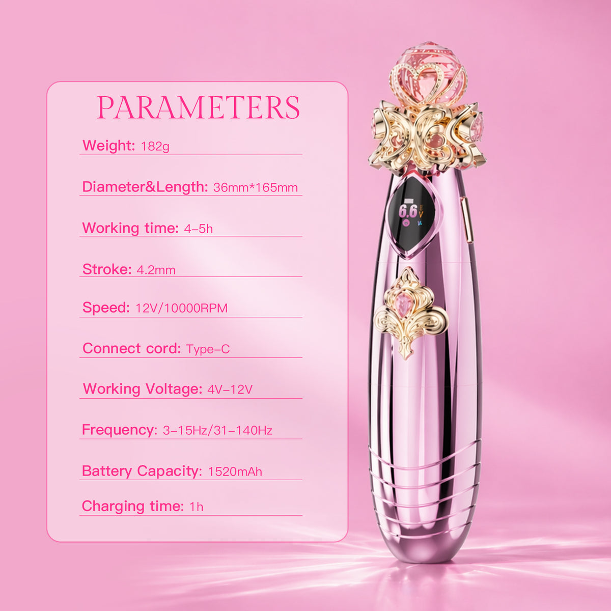 Faviamo Luma Wireless Tattoo Pen Machine with 4.2mm Stroke