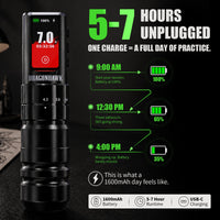 Dragonhawk A3 Pro Wireless Tattoo Pen Machine Kit