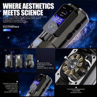 WJX Hyper Force Wireless Tattoo Pen Machine with FAULHABER Brushless Motor & 4.5mm Stroke