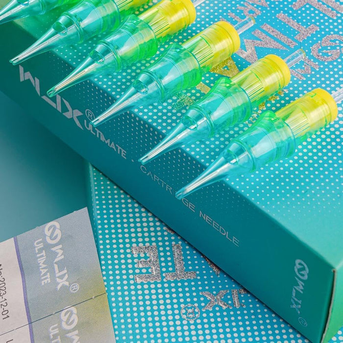 WJX ULTIMATE Tattoo Professional Cartridge Needles Sample Mixed Size - Box of 50