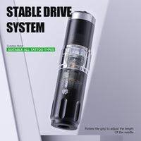 Dragonhawk Wireless Tattoo Pen Machine with 7 Stroke Lengths