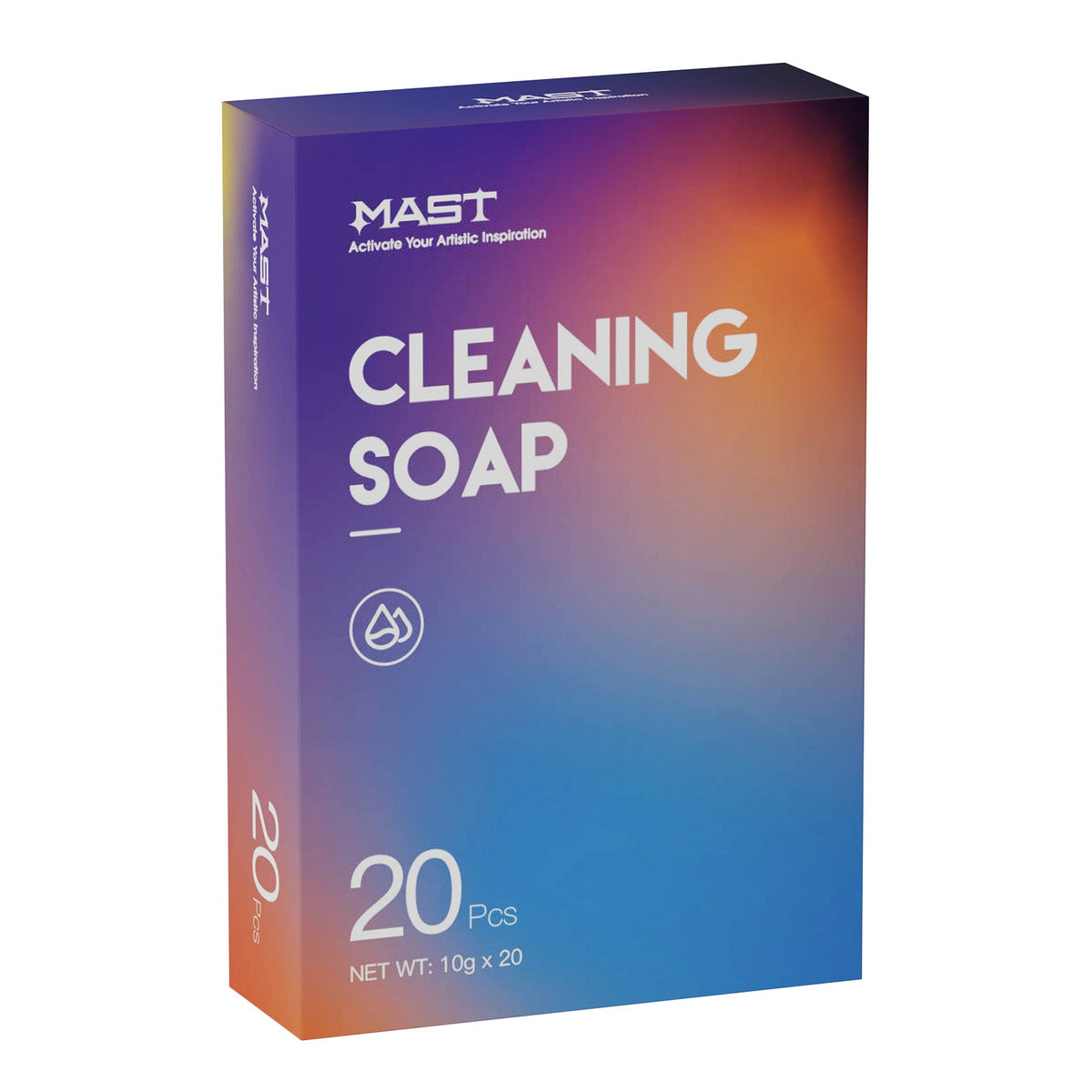 Mast Cleaning Soap Tattoo 10g Supplies Deep Cleansing & Soothing Solution 20Pcs