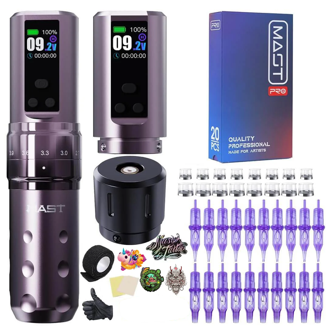 Dragonhawk Mast Fold2 Pro Machine Pen Wireless Professional Bundle (2 Batteries ver)