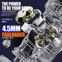 WJX Hyper Force Wireless Tattoo Pen Machine with FAULHABER Brushless Motor & 4.5mm Stroke
