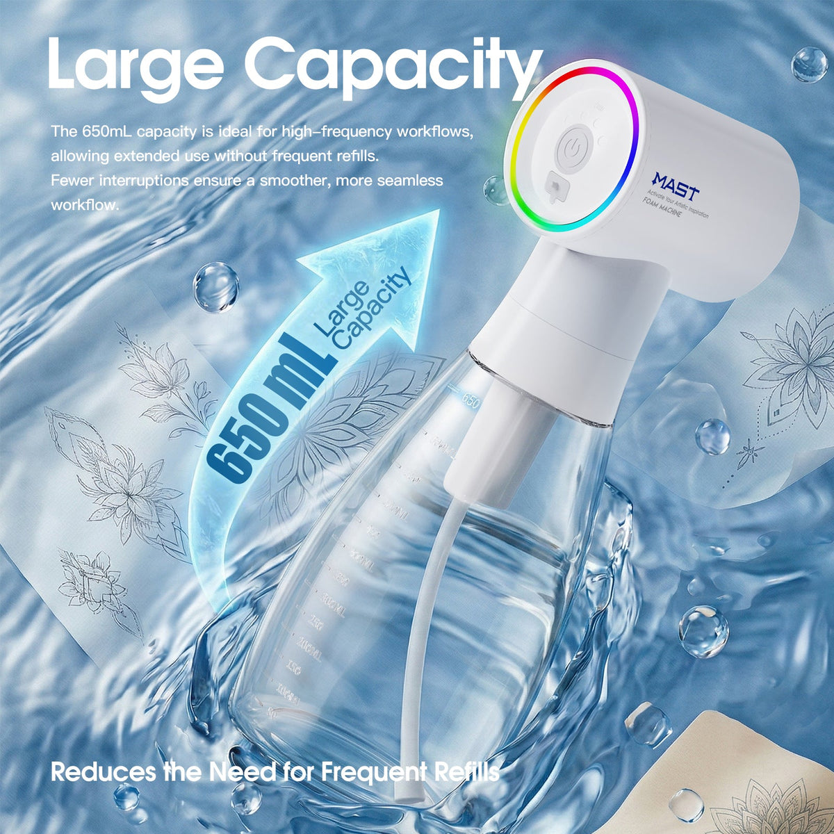 Mast Foam Machine Professional Cleaning & Sanitary Workflow Tool