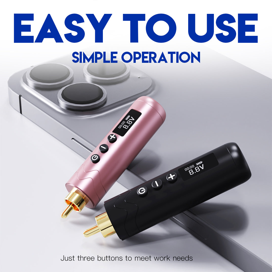 Battery Replacement for Lightweight Wireless Tattoo Machine