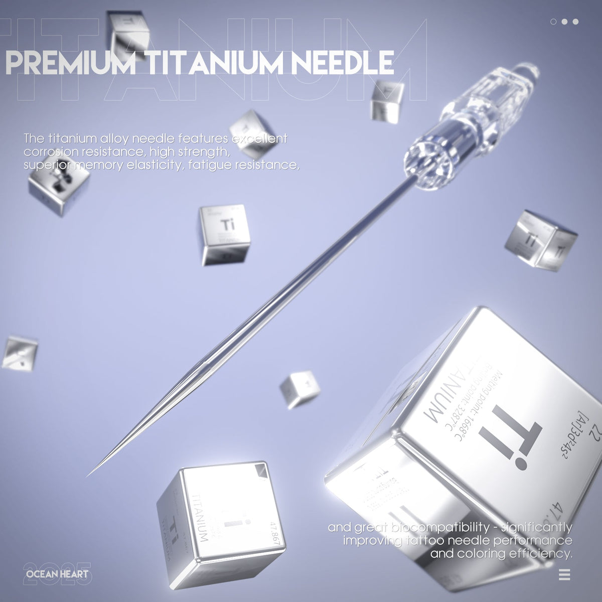 Mast Ocean Heart Ti Series Cartridge Needles – Box of 20