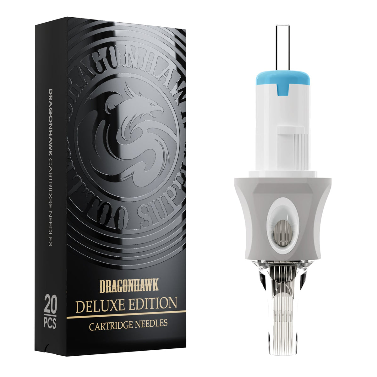 Dragonhawk Glide Extra Smooth Tattoo Cartridges 0.35MM Magnum 5MM Taper- Box of 20