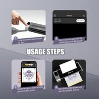 Dragonhawk M6 Wireless Tattoo Stencil Printer Portable Tattoo Printer
