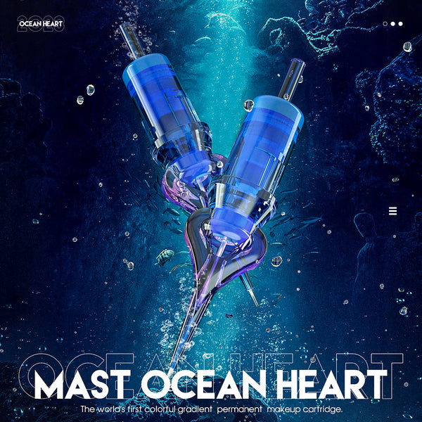 Mast Ocean Heart Tattoo Cartridges Box of 20Pcs