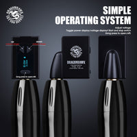 Dragonhawk B1 Wireless Tattoo Battery Power Supply RCA and DC Connect