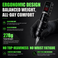 Dragonhawk A3 Pro Wireless Tattoo Pen Machine Kit