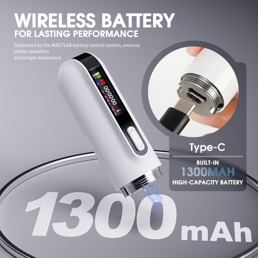 Battery Replacement for Mast Tour Y22 Pro Wireless Tattoo Pen Machine