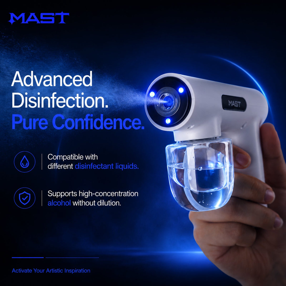 Mast Mini Disinfection Spray Gun Professional Cleaning & Sanitary Workflow Tool
